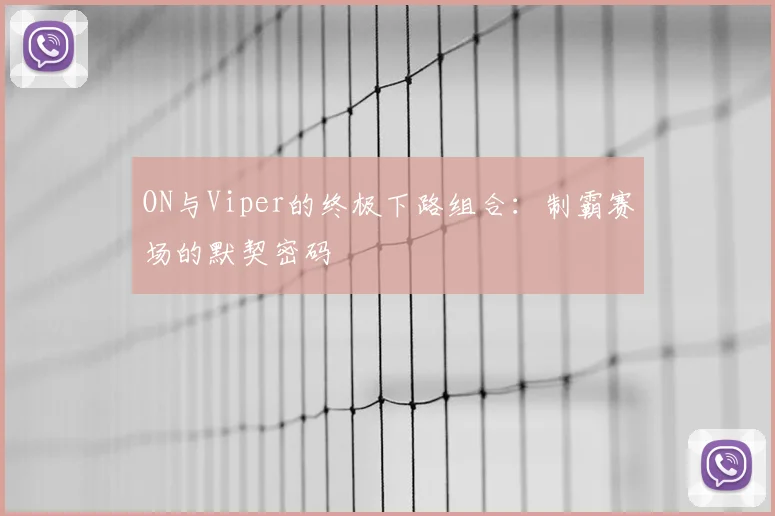 ON与Viper的终极下路组合:制霸赛场的默契密码